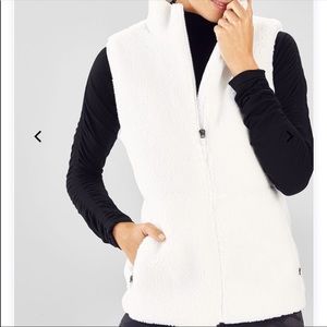 Fabletics sedona vest fleece sherpa vest